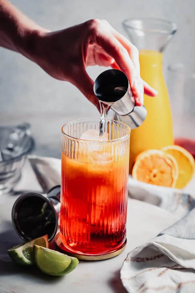 a glass of twisted madras drink