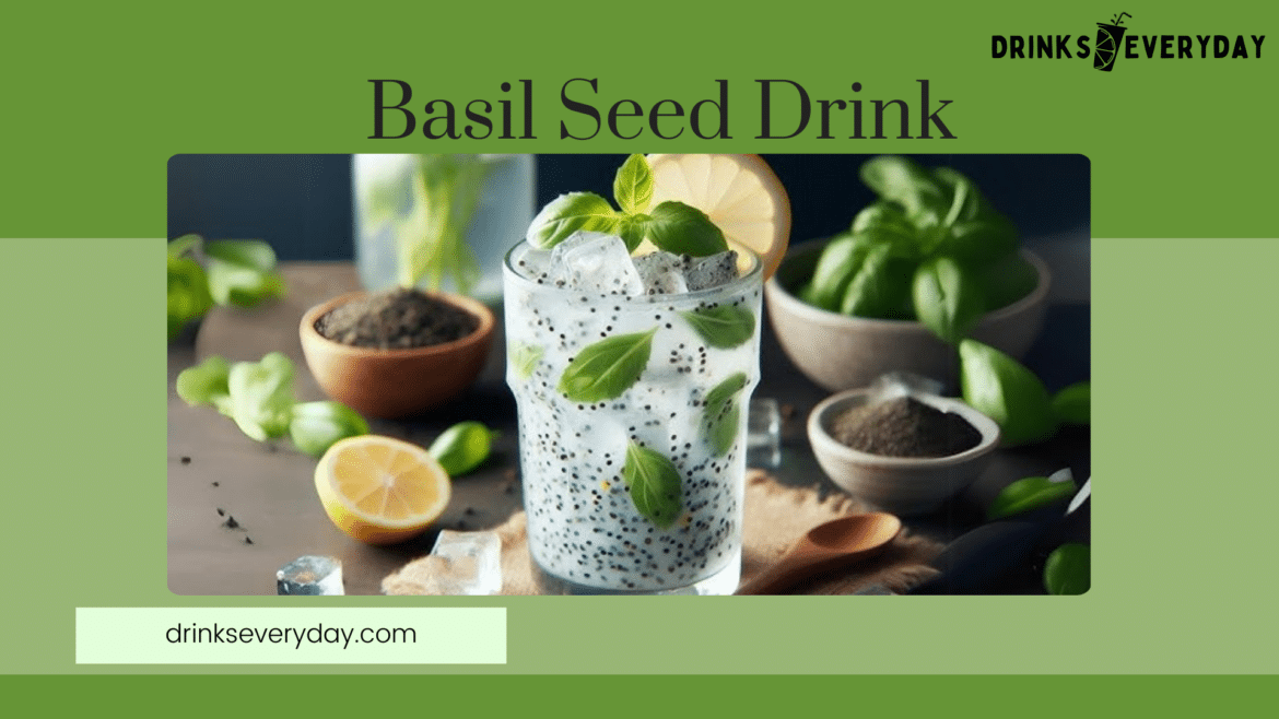 basil seed drink