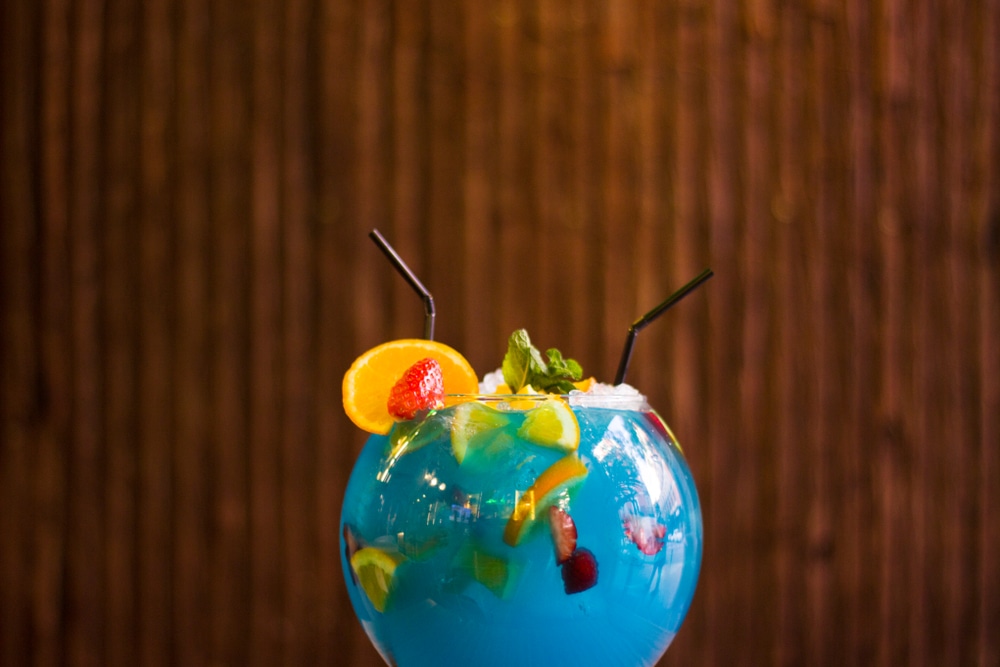 Fishbowls Blue Drink