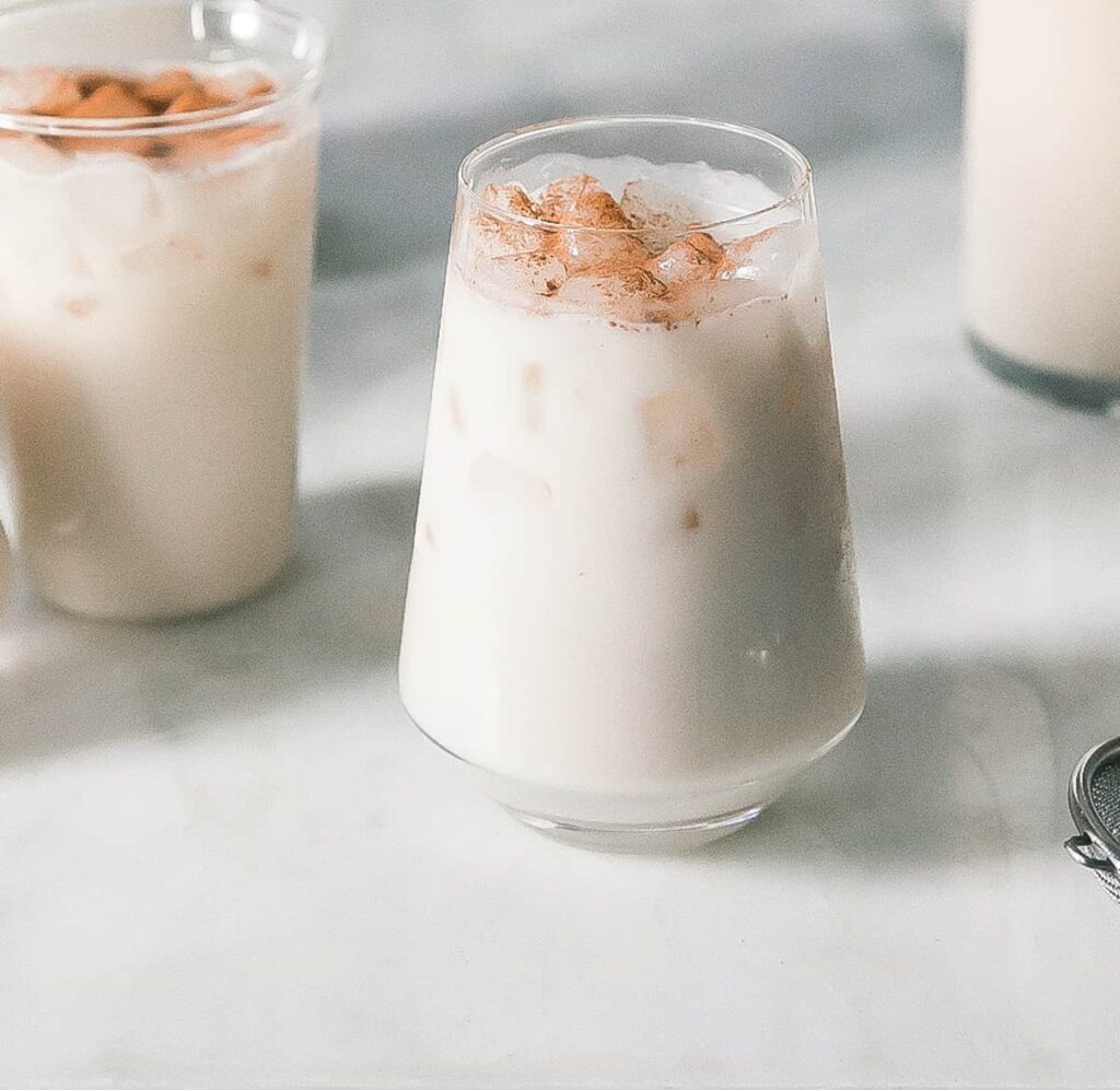 glass odf chilled Horchata