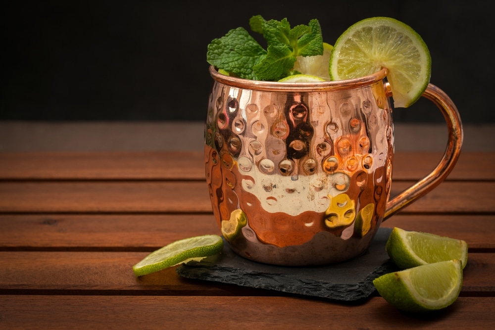 Moscow Mule With Mint And Lime