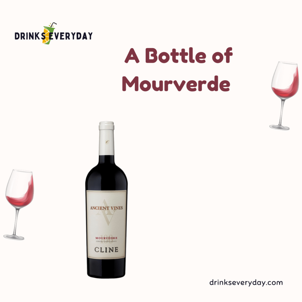 A view of the Mourverde wine bottle ( )